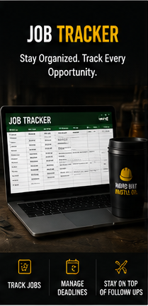 Job application tracker for blue collar workers